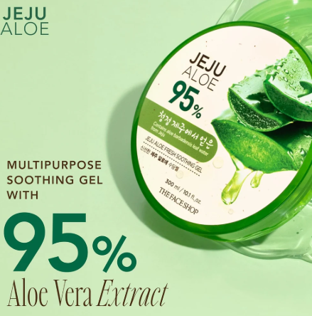 The Face Shop Aloe Gel – Soothing Multipurpose Aloe Vera Gel