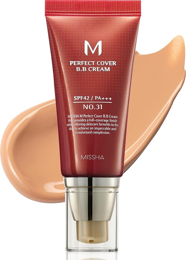 MISSHA M Perfect Cover BB Cream – Bestselling Korean BB Cream with SPF
